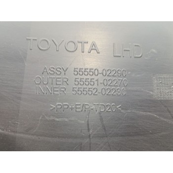 Recambio de guantera para toyota auris (_e18_) 1.8 hybrid (zwe186_) referencia OEM IAM 5555002290C2  