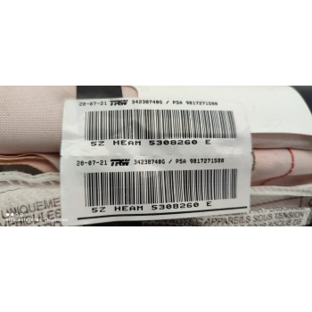 Recambio de airbag cortina delantero izquierdo para peugeot rifter active standard referencia OEM IAM 9817271580  