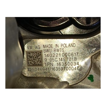 Recambio de motor completo para audi a1 sportback (gba) 25 tfsi referencia OEM IAM DLA 05C100098D 