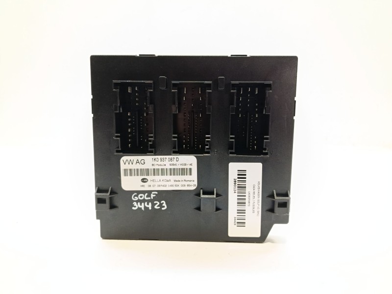 Recambio de caja reles / fusibles para volkswagen golf vi (5k1) gti referencia OEM IAM 1K0937087D  