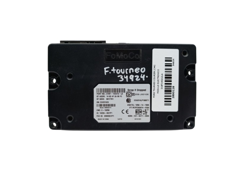 Recambio de modulo electronico para ford tourneo courier (c4a) ambiente referencia OEM IAM D1BT14D212LA  