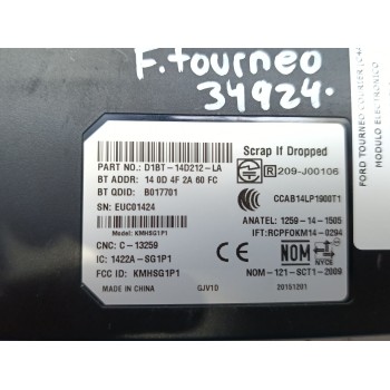Recambio de modulo electronico para ford tourneo courier (c4a) ambiente referencia OEM IAM D1BT14D212LA  