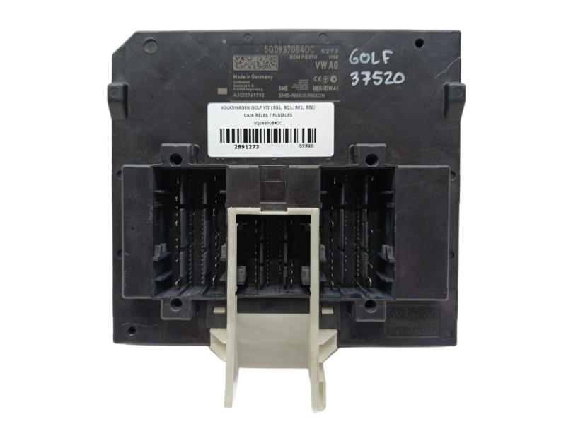 Recambio de caja reles / fusibles para volkswagen golf vii (5g1, bq1, be1, be2) 2.0 gti referencia OEM IAM 5Q0937084DC  