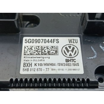 Recambio de mando climatizador para volkswagen t-roc descapotable (ac7, ac8) 1.0 tsi referencia OEM IAM 5G0907044FS  