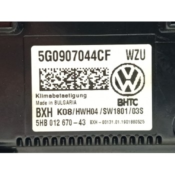 Recambio de mando climatizador para volkswagen golf vii (5g1, bq1, be1, be2) 2.0 gti referencia OEM IAM 5G0907044CF  