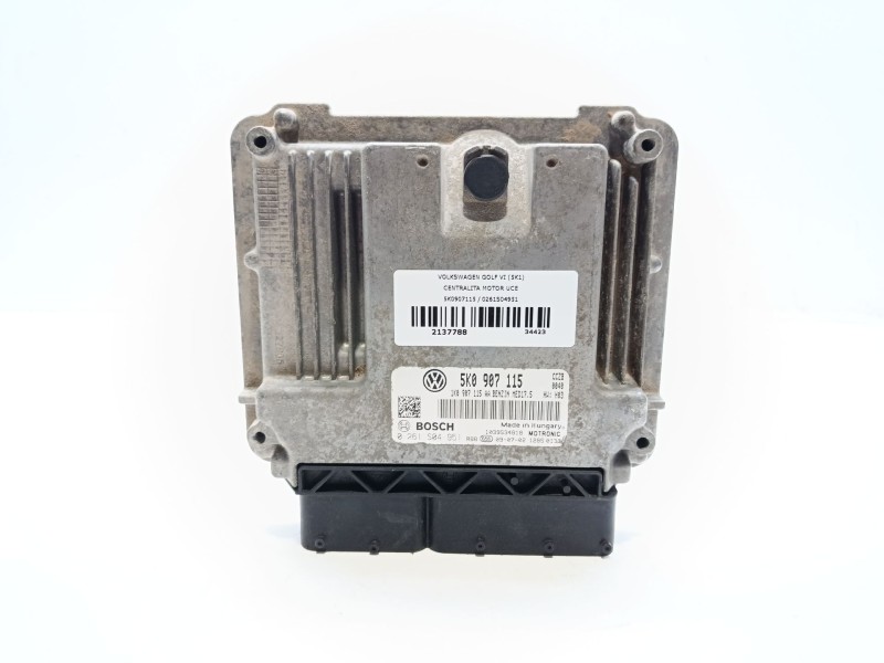 Recambio de centralita motor uce para volkswagen golf vi (5k1) gti referencia OEM IAM 5K0907115 / 0261S04951  