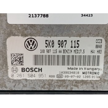 Recambio de centralita motor uce para volkswagen golf vi (5k1) gti referencia OEM IAM 5K0907115 / 0261S04951  