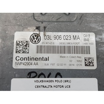 Recambio de centralita motor uce para volkswagen polo (6r1) advance referencia OEM IAM 03L906023MA / 5WP42904AA  