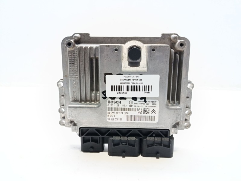 Recambio de centralita motor uce para peugeot 207 sw confort referencia OEM IAM 9666235880 / 0261201863  
