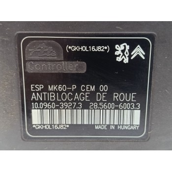 Recambio de abs para peugeot 207 sw confort referencia OEM IAM 9676244380 / 10020604274  