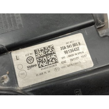 Recambio de faro izquierdo para volkswagen t-roc (d11) r-line referencia OEM IAM 2GA941005B  