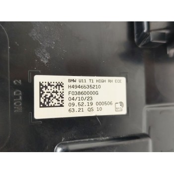 Recambio de piloto trasero derecho para bmw x1 (u11) sdrive 18 i referencia OEM IAM 63219465352  