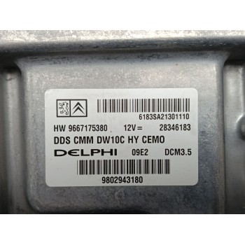 Recambio de centralita motor uce para peugeot 508 allure hybrid4 referencia OEM IAM 9802943180 / HW9667175380  
