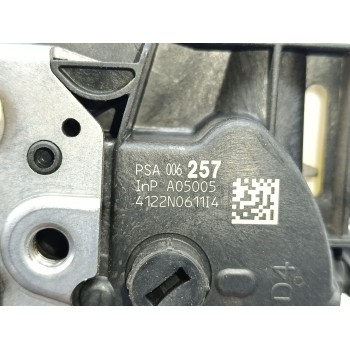 Recambio de cerradura puerta delantera derecha para peugeot 508 allure hybrid4 referencia OEM IAM 9800625780 / 9819263180  