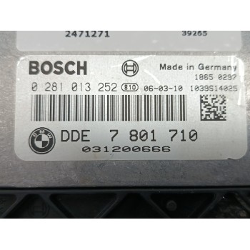 Recambio de centralita motor uce para bmw 1 (e87) 118 d referencia OEM IAM 7801710 / 0281013252  