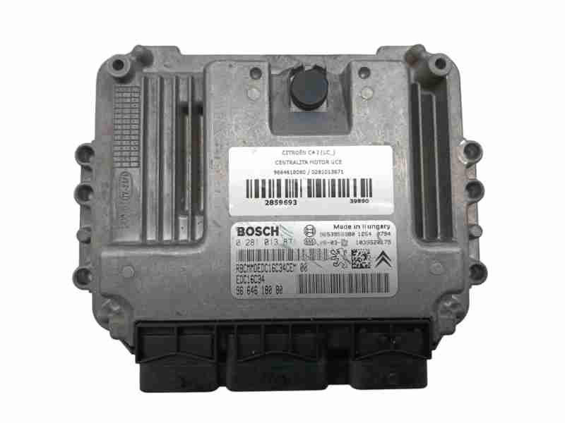 Recambio de centralita motor uce para citroën c4 i (lc_) 1.6 hdi referencia OEM IAM 9664618080 / 0281013871  