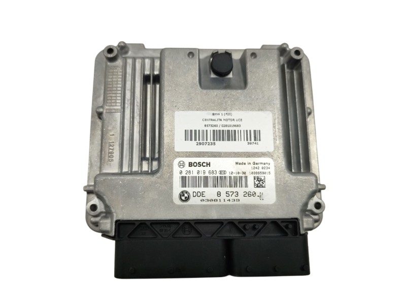Recambio de centralita motor uce para bmw 1 (f20) 116 d referencia OEM IAM 8573260 / 0281019683 857326001 