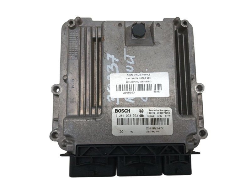 Recambio de centralita motor uce para renault clio iv (bh_) 1.5 dci 90 referencia OEM IAM 237102747R / 0281030973  