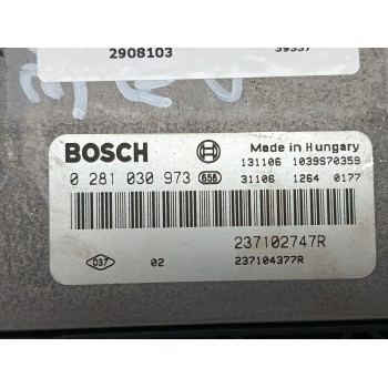 Recambio de centralita motor uce para renault clio iv (bh_) 1.5 dci 90 referencia OEM IAM 237102747R / 0281030973  