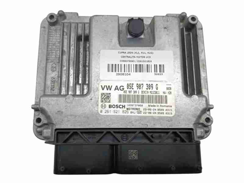 Recambio de centralita motor uce para cupra leon (kl1, ku1, kug) 1.5 etsi referencia OEM IAM 05E907309G / 0261S21826  
