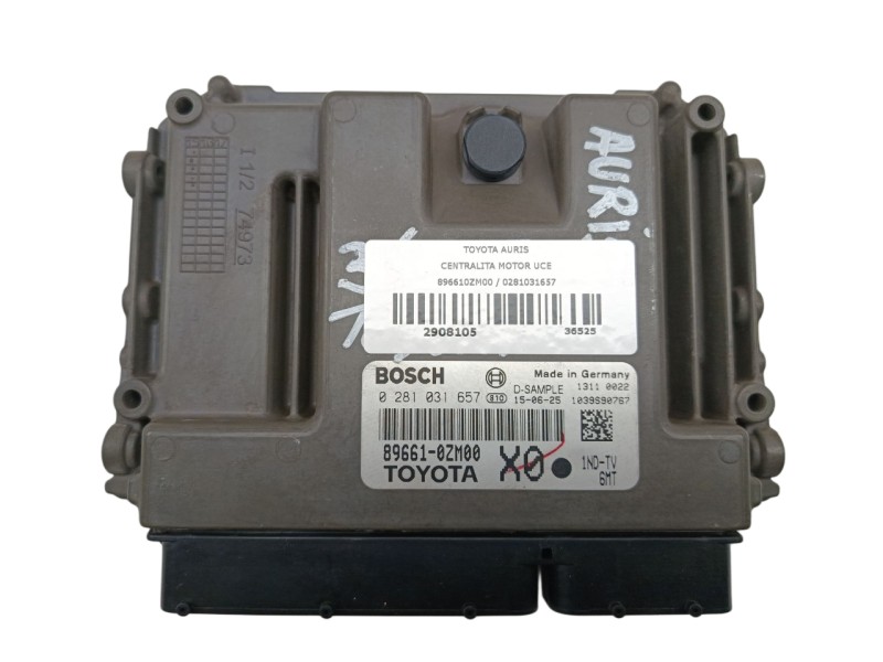 Recambio de centralita motor uce para toyota auris active referencia OEM IAM 896610ZM00 / 0281031657  
