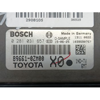 Recambio de centralita motor uce para toyota auris active referencia OEM IAM 896610ZM00 / 0281031657  