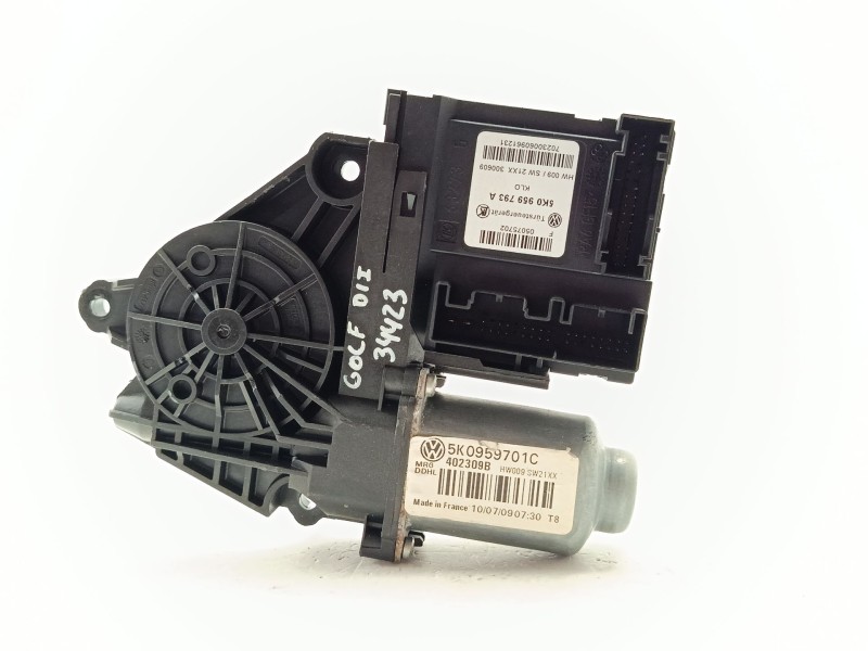 Recambio de motor elevalunas delantero izquierdo para volkswagen golf vi (5k1) gti referencia OEM IAM 5K0959701C / 5K0959793A  