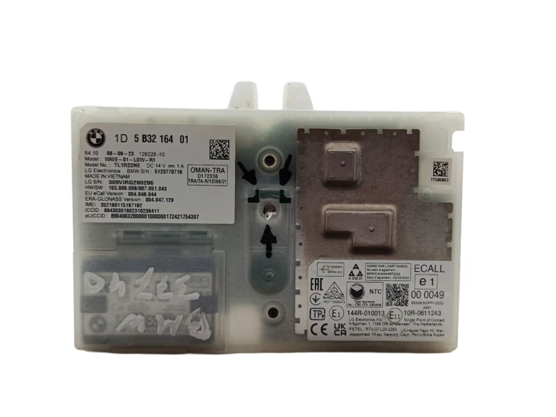 Recambio de modulo electronico para bmw x1 (u11) sdrive 18 i referencia OEM IAM 5B32164 / 1D5B3216401  