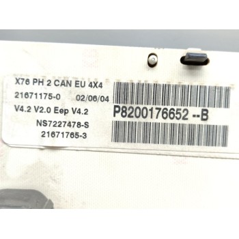 Recambio de cuadro instrumentos para renault kangoo (f/kc0) alize referencia OEM IAM 8200176652B  