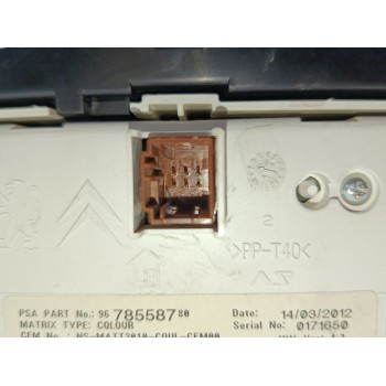 Recambio de cuadro instrumentos para peugeot 508 allure hybrid4 referencia OEM IAM 9800419880  