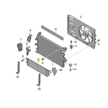 RADIADOR AGUA 7E0121212B 