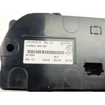 Recambio de mando climatizador para renault clio iv (bh_) 1.5 dci 90 referencia OEM IAM 275108796R  