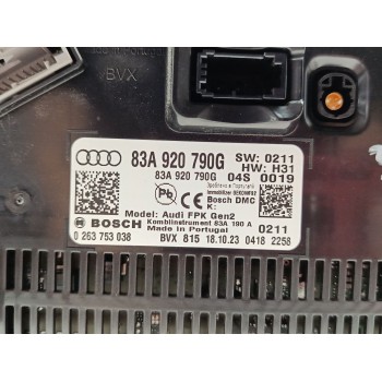 Recambio de cuadro instrumentos para audi q3 sportback (f3n) 2.5 rs quattro referencia OEM IAM 83A920790G  