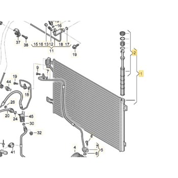 Recambio de radiador calefaccion / aire acondicionado para volkswagen t6.1 caravelle (sh) caravelle trendline fwd referencia OEM
