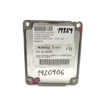 Recambio de centralita motor uce para daewoo kalos 1.4 se referencia OEM IAM 96394312  