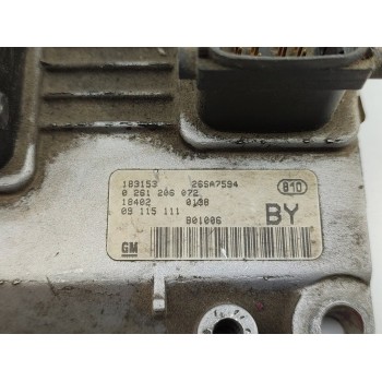 Recambio de centralita motor uce para opel corsa c club referencia OEM IAM 0261206072  