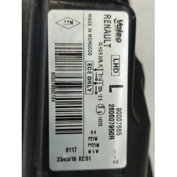 Recambio de faro izquierdo para dacia dokker express essential referencia OEM IAM 260607950R  