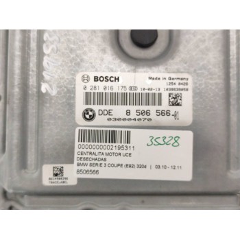 Recambio de centralita motor uce para bmw serie 3 coupe (e92) 320d referencia OEM IAM 8506566  
