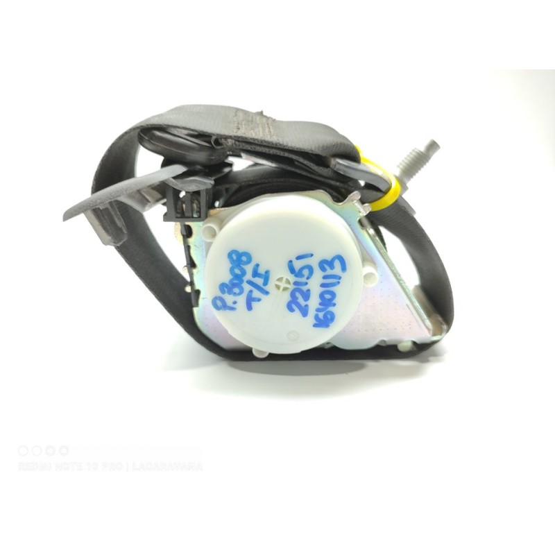 Recambio de cinturon seguridad trasero izquierdo para peugeot 3008 access referencia OEM IAM 9682036280  