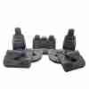 Recambio de juego asientos completo para volkswagen golf vi (5k1) gti referencia OEM IAM 1K4881105PA / 1K4881106PA  