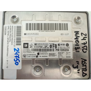 Recambio de modulo electronico para opel astra j sports tourer enjoy referencia OEM IAM 13353284  