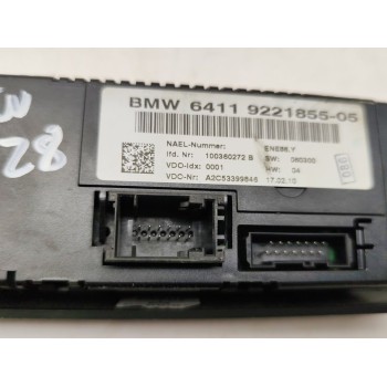 Recambio de mando climatizador para bmw serie 3 coupe (e92) 320d referencia OEM IAM 64119221855  