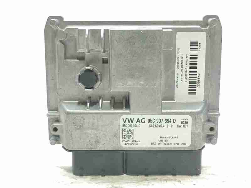 Recambio de centralita motor uce para volkswagen t-cross (c11, d31) 1.0 tsi referencia OEM IAM 05C907394D / 42022454  