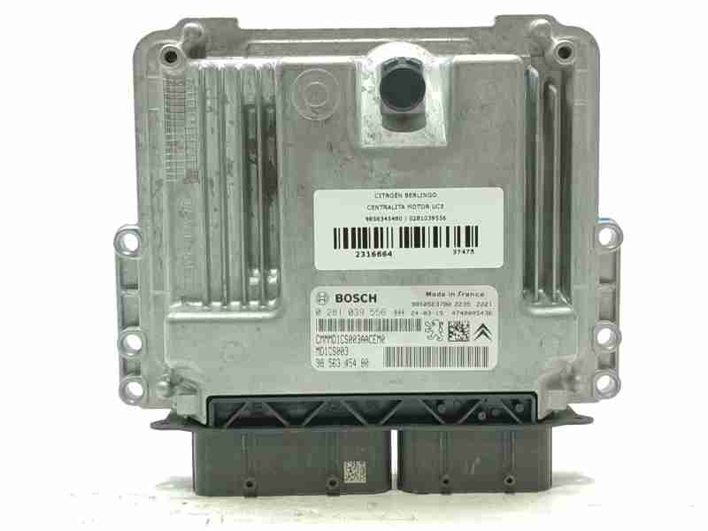 Recambio de centralita motor uce para citroën berlingo feel pack m referencia OEM IAM 9856345480 / 0281039556  