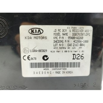 Recambio de modulo confort para kia pro cee´d (jd) 1.6 crdi 136 referencia OEM IAM 116RA003029  