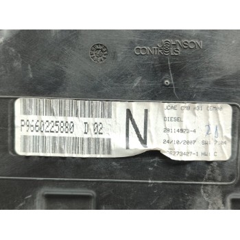 Recambio de cuadro instrumentos para citroën c2 furio referencia OEM IAM 9660225880  