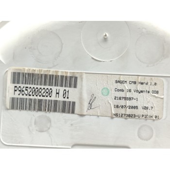 Recambio de cuadro instrumentos para citroën c3 1.4 hdi audace referencia OEM IAM 9652008280H  