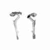 Recambio de bisagra para peugeot 2008 (--.2013) active referencia OEM IAM 9678389580 / 9678398480  