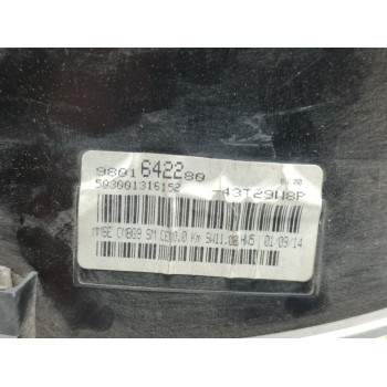 Recambio de cuadro instrumentos para citroën berlingo station wagon x referencia OEM IAM 9801642280  