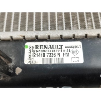 Recambio de radiador agua para renault clio iv business referencia OEM IAM 214107326R  